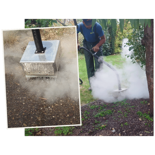 JOHO Garten AG | Unkrautvernichtung mit Dampf