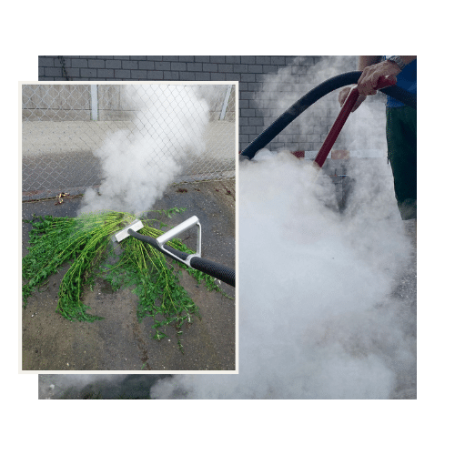 JOHO Garten AG | Unkrautvernichtung mit Dampf